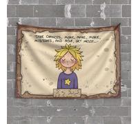 Funny Sogns Embrace Creativity: Take Chances, Make Mistakes, Get Messy! Tapestry Boys Bedroom Accessories Bedroom Door Decor(75X100CM)