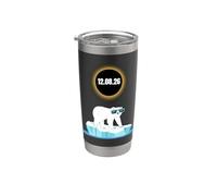 Funny Solar eclipses Chaser Eclipse Glasses Polar Bears Stainless Steel Insulated Tumbler