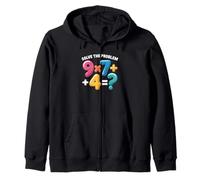Funny Solve The Problem 6 7 Meme Gen Alpha Teacher Brainrot Zip Hoodie
