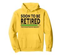 Funny Soon to Be Retired The Countdown Begins for Retirement Pullover Hoodie