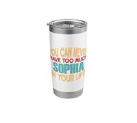 Funny Sophia Personalized Tshirt First Name Joke Item Stainless Steel Insulated Tumbler