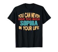 Funny Sophia Personalized Tshirt First Name Joke Item T-Shirt