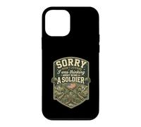 Funny Sorry About Being A Soldier Military Veteran Case for iPhone 12 mini