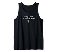 Funny Sorry. Can’t. Tee Time at Dawn Golf Lover Tank Top