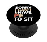 Funny Sorry I Can't I Have Pets To Sit Pet Sitter PopSockets Adhesive PopGrip