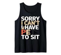 Funny Sorry I Can't I Have Pets to Sit Pet Sitter Tank Top