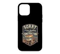 Funny Sorry I Was Thinking About Construction Worker Case for iPhone 12 mini