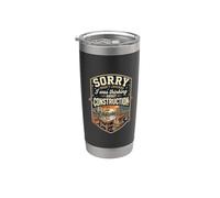Funny Sorry I was Thinking About Construction Worker Stainless Steel Insulated Tumbler