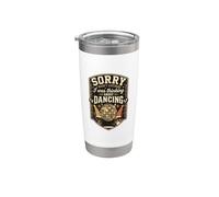 Funny Sorry I was Thinking About Dancing Stainless Steel Insulated Tumbler