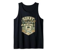 Funny Sorry I was Thinking About Nursing Nurse Tank Top