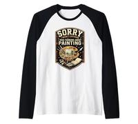 Funny Sorry I was Thinking About Painting Raglan Baseball Tee