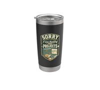 Funny Sorry I was Thinking About Projects Manager Stainless Steel Insulated Tumbler