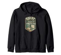 Funny Sorry I Was Thinking About Projects Manager Zip Hoodie