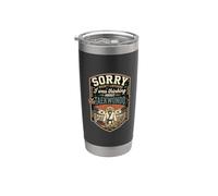 Funny Sorry I was Thinking About Taekwondo TKD Stainless Steel Insulated Tumbler