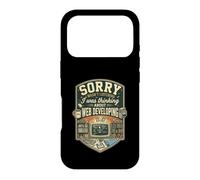 Funny Sorry I Was Thinking About Web Developing Coder Case for iPhone 17 Pro