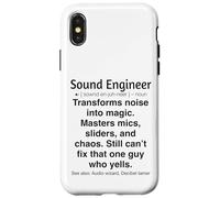 Funny Sound Engineer Case for iPhone X/XS