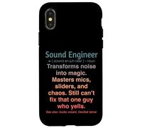 Funny Sound Engineer Case for iPhone X/XS