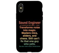 Funny Sound Engineer Case for iPhone X/XS