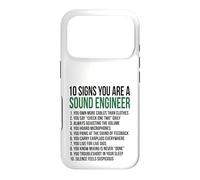 Funny Sound Engineer Music Production Audio Tech Case for iPhone 17 Pro