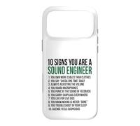 Funny Sound Engineer Music Production Audio Tech Case for iPhone 17 Pro Max