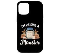 Funny Sourdough Starter Baker Apparel I'm Raising A Monster Case for iPhone 12/12 Pro
