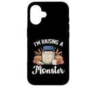 Funny Sourdough Starter Baker Apparel I'm Raising A Monster Case for iPhone 16