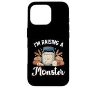 Funny Sourdough Starter Baker Apparel I'm Raising A Monster Case for iPhone 16 Pro
