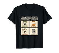 Funny Sourdough Starter Mood Chart Baker T-Shirt