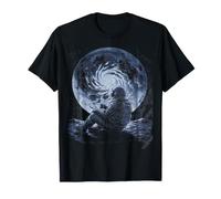 Funny Space Astronaut On The Moon Drinking Coffee T-Shirt