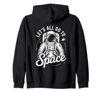 Funny Space Astronomy Astrophysics Astronauts Zip Hoodie