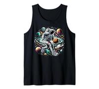 Funny Space Basketball Astronaut on Basketball player Tank Top