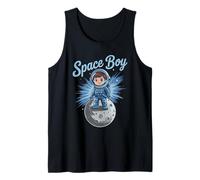 Funny Space Boy Kids Astronomy Astrophysics Astronauts Tank Top