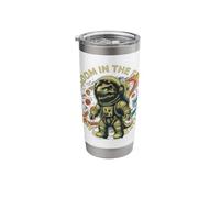Funny Space Dinosaur Astronaut Cosmic Adventure Stainless Steel Insulated Tumbler