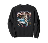Funny Space SHARK Astronaut Houston Launch Problem Ocean Sweatshirt