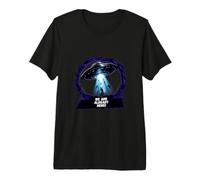 Funny Space UFO Alien Hunter Premium T-Shirt