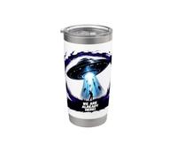 Funny Space UFO Alien Hunter Stainless Steel Insulated Tumbler