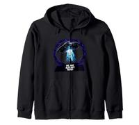 Funny Space UFO Alien Hunter Zip Hoodie