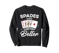 Funny Spades Card Game Costume - Fun Tee Spades Sweatshirt