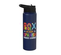 Funny Spanish Clothes Maestra Spanish Language Teacher Stainless Steel Insulated Water Bottle