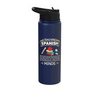 Funny Spanish Clothes Maestra Spanish Language Teacher Stainless Steel Insulated Water Bottle