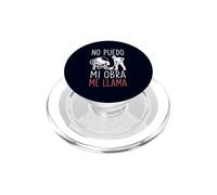 Funny Spanish Construction Worker No Puedo Mi Obra Me Llama PopSockets PopGrip for MagSafe