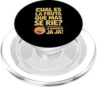 Funny Spanish Naranja Joke Saying Orange Pun PopSockets PopGrip for MagSafe