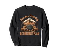 Funny Spartan Training Is My Retirement Plan OCR Athlete Sweatshirt