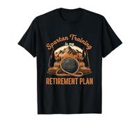 Funny Spartan Training is My Retirement Plan OCR Athlete T-Shirt