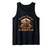Funny Spartan Training is My Retirement Plan OCR Athlete Tank Top
