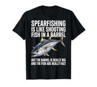 Funny Spearfishing Humor for Spearos, Like Fish in a Barrel T-Shirt