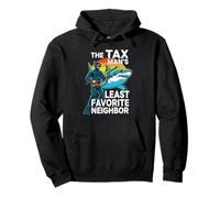 Funny Spearfishing The Tax Man Shark Diver Pullover Hoodie