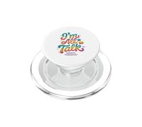 Funny Speech Language Pathologist Therapy I'm All Talk SLP PopSockets PopGrip for MagSafe