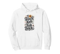 Funny Speech Therapist SLP I Teach Kids To Talk Back Pullover Hoodie