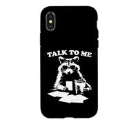 Funny Speech Therapy Language Pathologist SLPC Raccoon Talk Case for iPhone X/XS